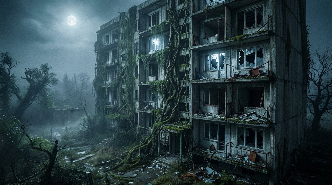 長崎県 心霊スポット 七階建てビル（廃墟）（佐世保市）