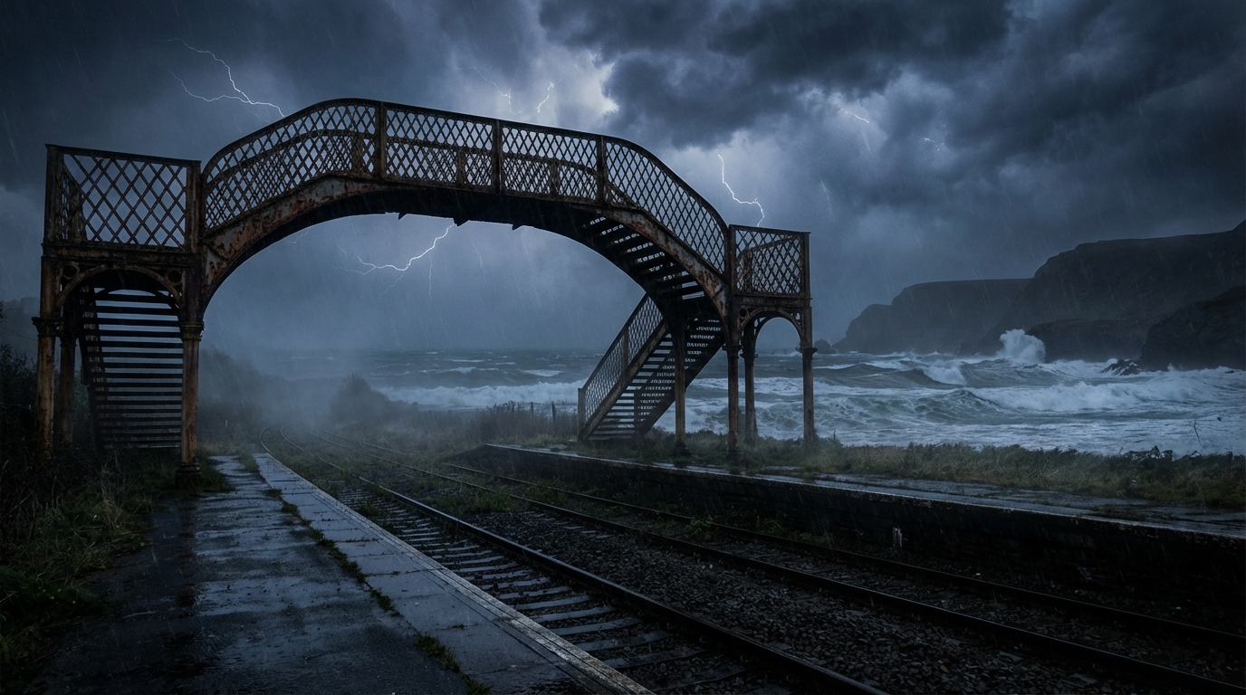 新潟県 心霊スポット 青海川駅付近の跨線橋(柏崎市)