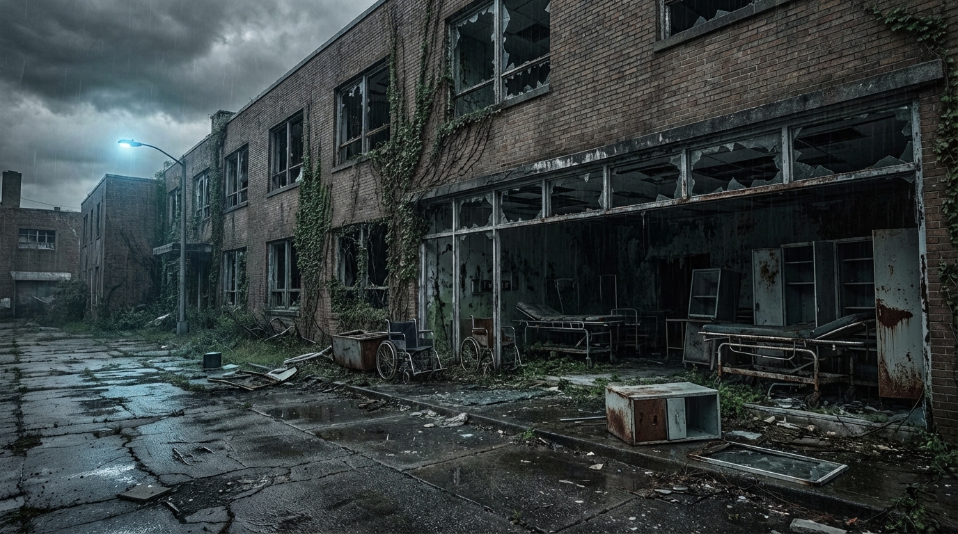 横浜市中区の廃病院