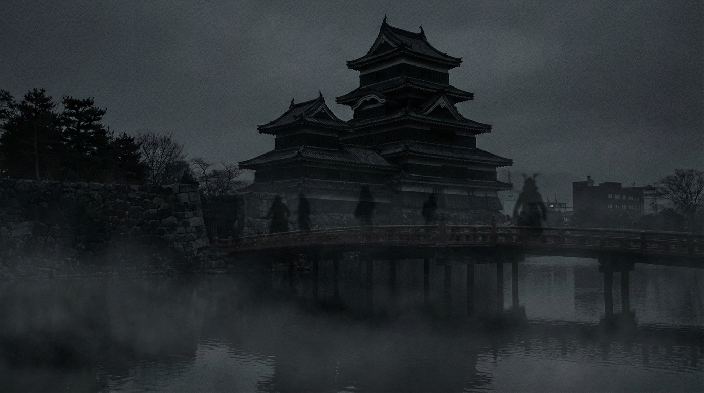 岡山城周辺(烏城公園)(岡山県)の中国・四国の史跡・神社仏閣系心霊スポットをイメージした心霊スポット画像