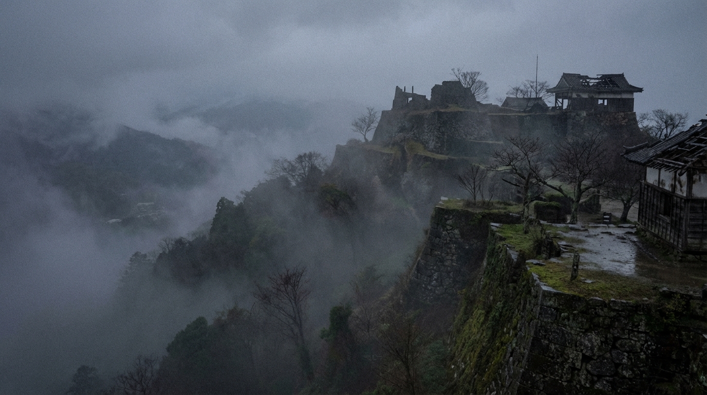 久松山（鳥取城跡）（鳥取県）の中国・四国の廃墟・建物系心霊スポットをイメージした心霊スポット画像