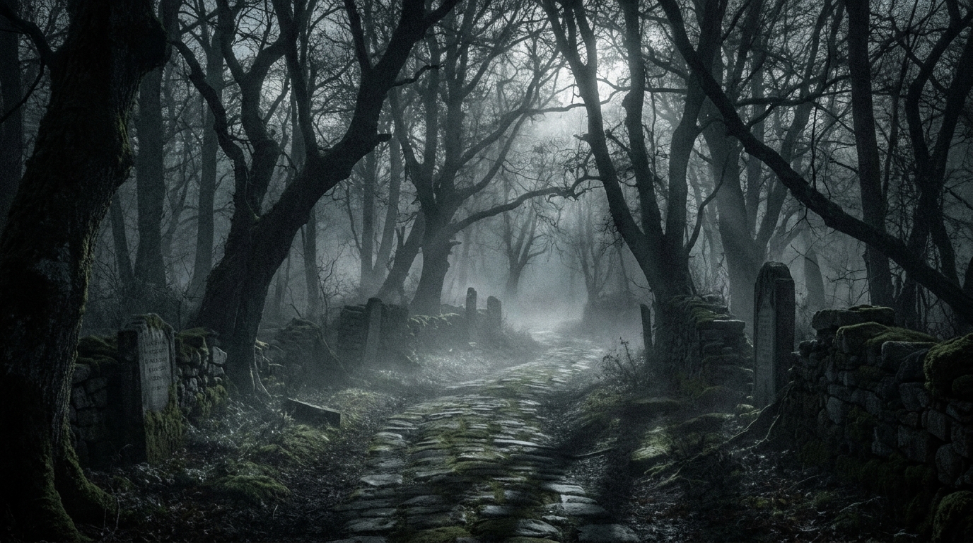 箱根旧街道（神奈川県）の神奈川県の心霊スポットをイメージした心霊スポット画像
