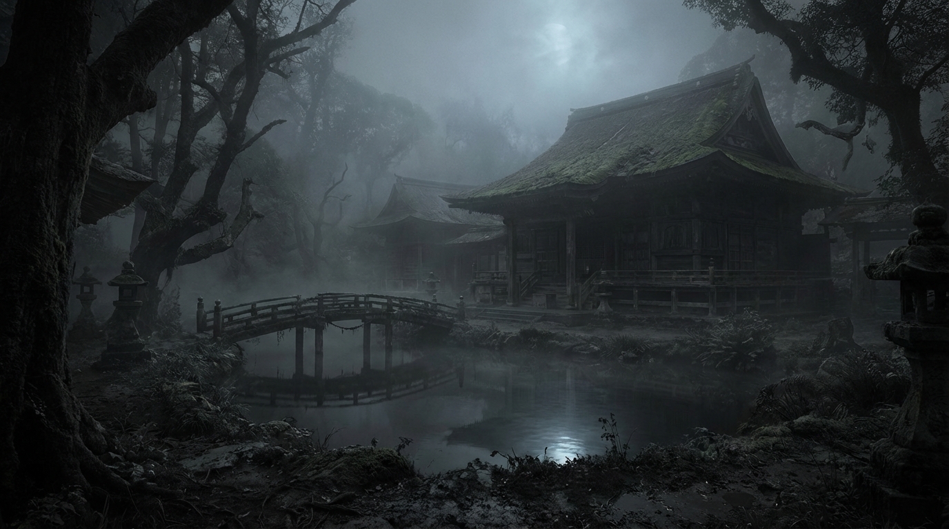 永国寺（幽霊寺）（熊本県）の熊本県の心霊スポットをイメージした心霊スポット画像
