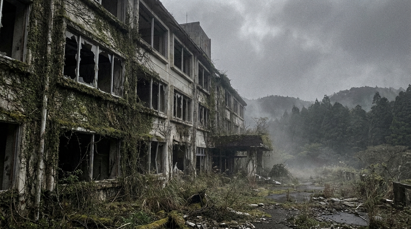 グリーンヒルズ(ホテル跡)(宮崎県)の全国の廃ホテル・旅館系心霊スポットをイメージした心霊スポット画像