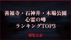 【2026年最新】善福寺・石神井・木場公園の心霊の噂ランキングTOP3
